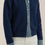 Suéter de Punto Jody con Cuello