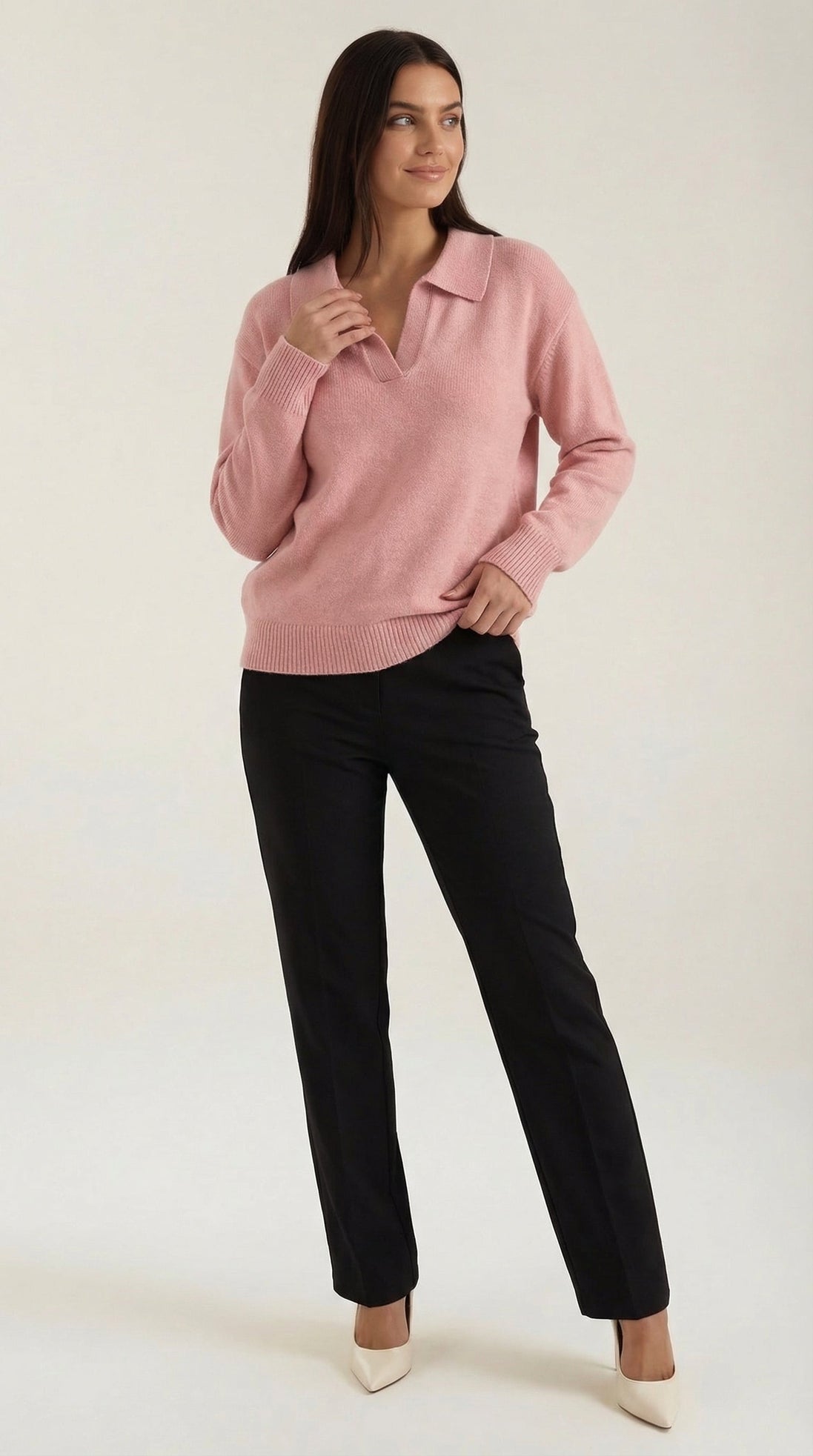 Polo Casual 'Margaret' con Escote en V