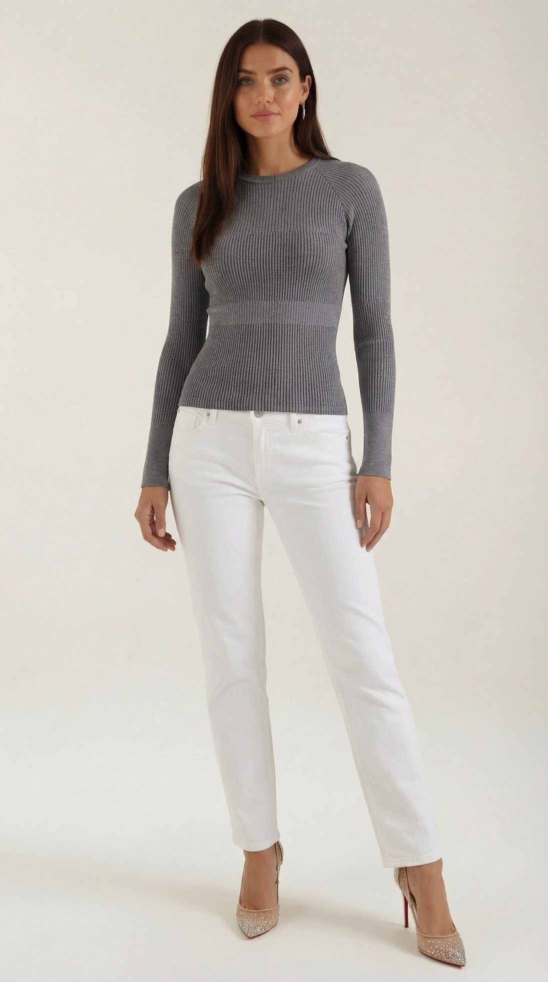 Blusa de Manga Larga Rizada Samantha