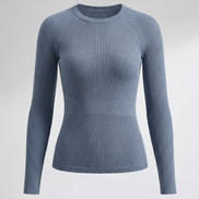 Blusa de Manga Larga Rizada Samantha