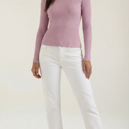 Blusa de Manga Larga Rizada Samantha