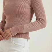 Blusa de Manga Larga Rizada Samantha