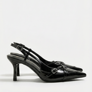 Zapatos de tacón Samantha con tira trasera y hebilla