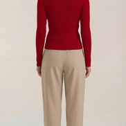 Suéter de punto 'Sara' con cuello elegante