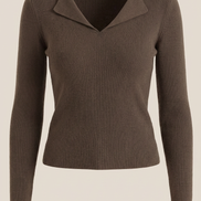 Suéter de punto 'Sara' con cuello elegante