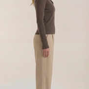 Suéter de punto 'Sara' con cuello elegante