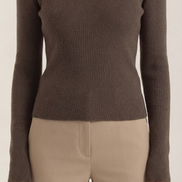 Suéter de punto 'Sara' con cuello elegante
