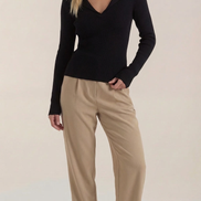 Suéter de punto 'Sara' con cuello elegante