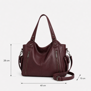Bolso bandolera burdeos — Julie
