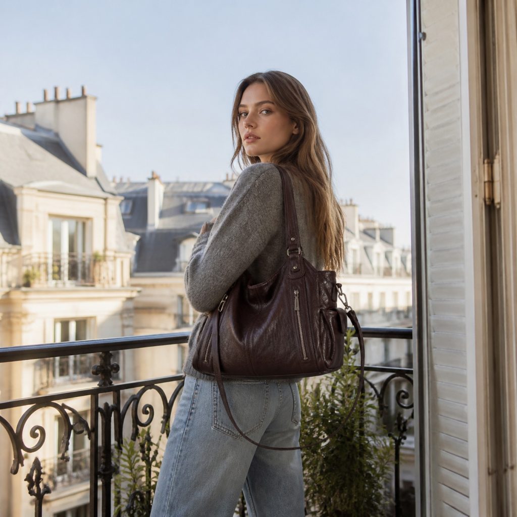 Bolso bandolera burdeos — Julie