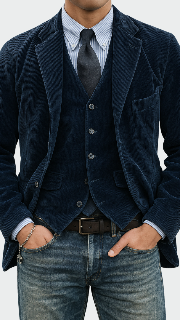 Matteo | Conjunto elegante de chaqueta y chaleco