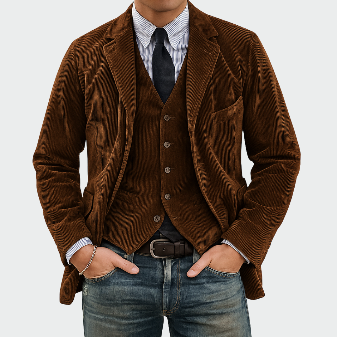 Matteo | Conjunto elegante de chaqueta y chaleco