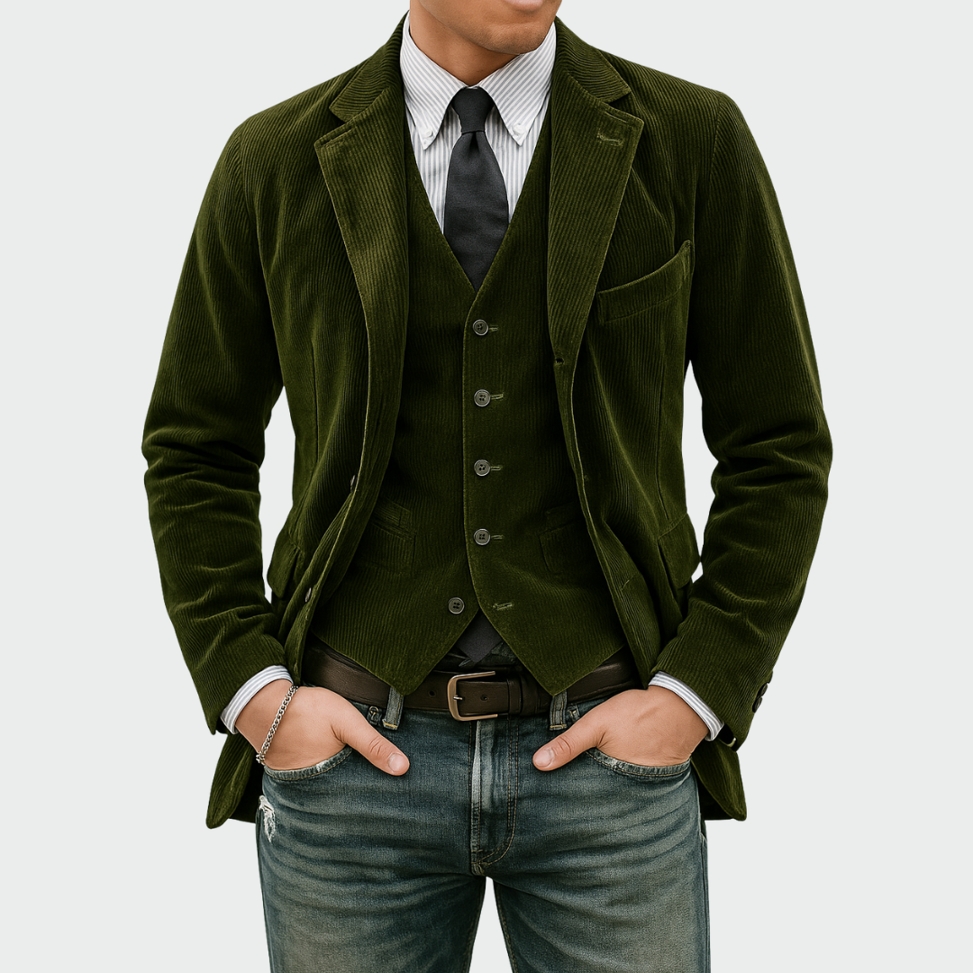 Matteo | Conjunto elegante de chaqueta y chaleco