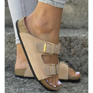 Sandalias LOSATO Ferrata Beige en Piel Natural