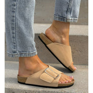 Sandalias LOSATO Miami Beige en Piel Natural