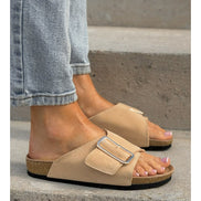 Sandalias LOSATO Miami Beige en Piel Natural
