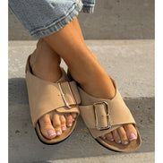 Sandalias LOSATO Miami Beige en Piel Natural