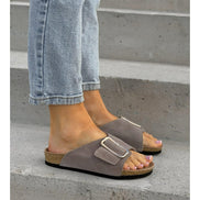 Sandalias LOSATO Miami Taupe en Piel Natural